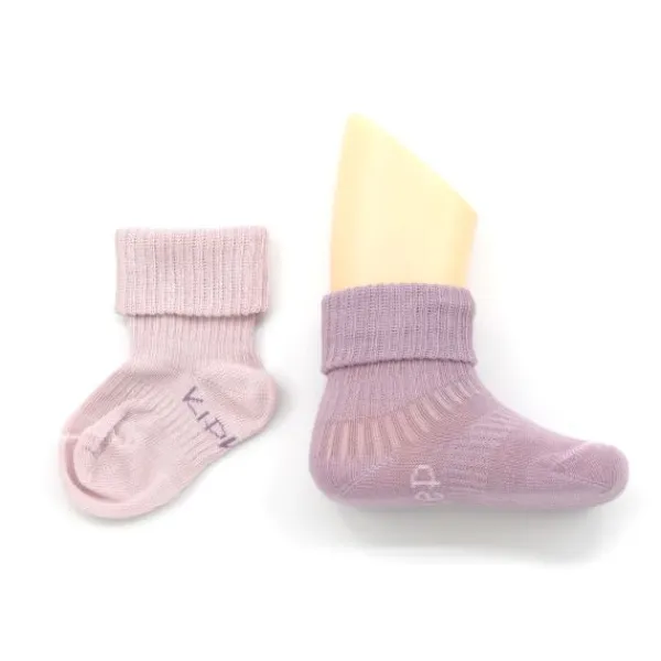 KipKep Blijf-Sokjes Dusty Clay 12-18mnd 2-Pack 12-18 maanden> Sokjes