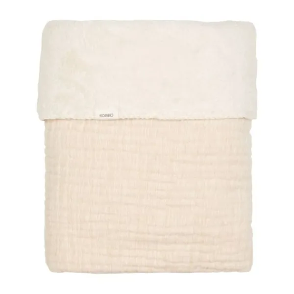 Koeka Ledikantdeken Teddy Rivoli Warm White 100 x 150 cm> Ledikantdekens