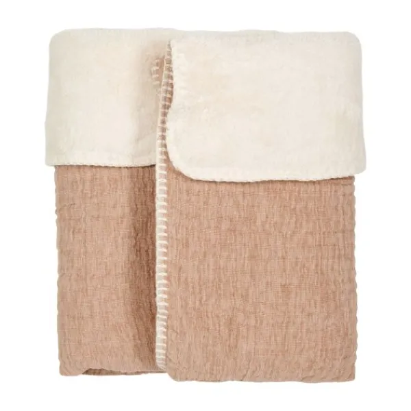 Koeka Ledikantdeken Teddy Rivoli Warm White 100 x 150 cm> Ledikantdekens