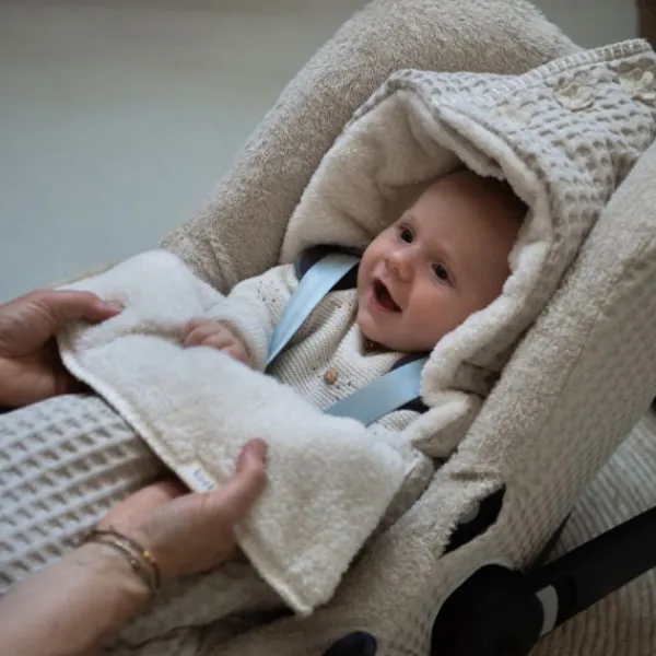 Koeka Voetenzak 0+ 3/5 Punts Wafel/Teddy Oslo - Sand> Accessoires Buggy's