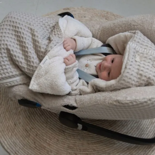 Koeka Voetenzak 0+ 3/5 Punts Wafel/Teddy Oslo - Sand> Accessoires Buggy's