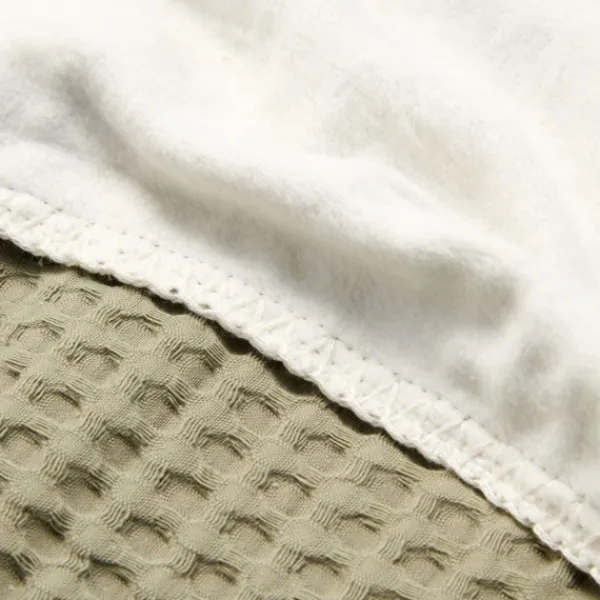 Koeka Wiegdeken Cotton Fleece Wafel Amsterdam Sand> Wiegdekens