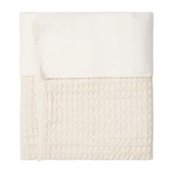 Koeka Wiegdeken Cotton Fleece Wafel Amsterdam Sand><noscript><img width=