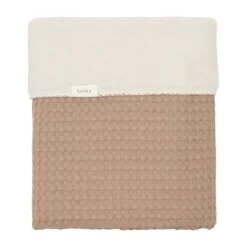 Koeka Wiegdeken Cotton Fleece Wafel Amsterdam Sand><noscript><img width=
