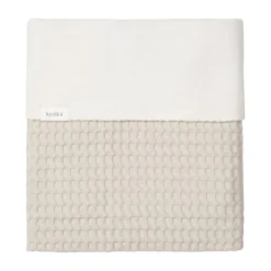 Koeka Wiegdeken Cotton Fleece Wafel Amsterdam Sand><noscript><img width=