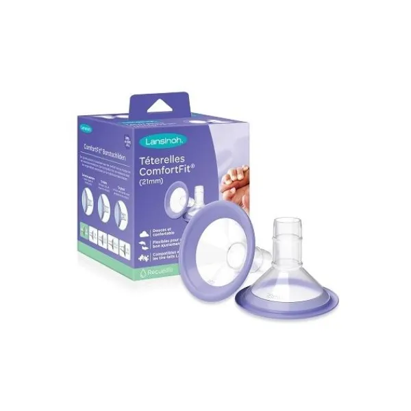 Lansinoh Borstschilden Comfort Fit 21mm 2st.> Borstkolf Accessoires