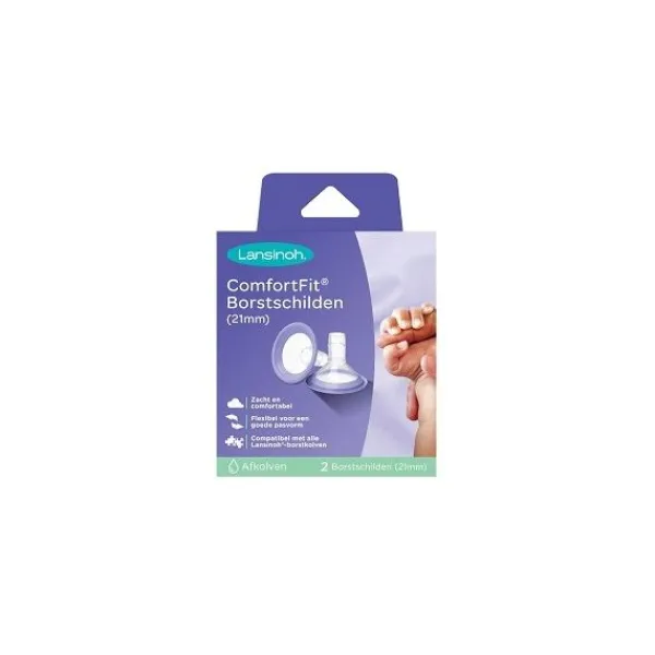 Lansinoh Borstschilden Comfort Fit 21mm 2st.> Borstkolf Accessoires
