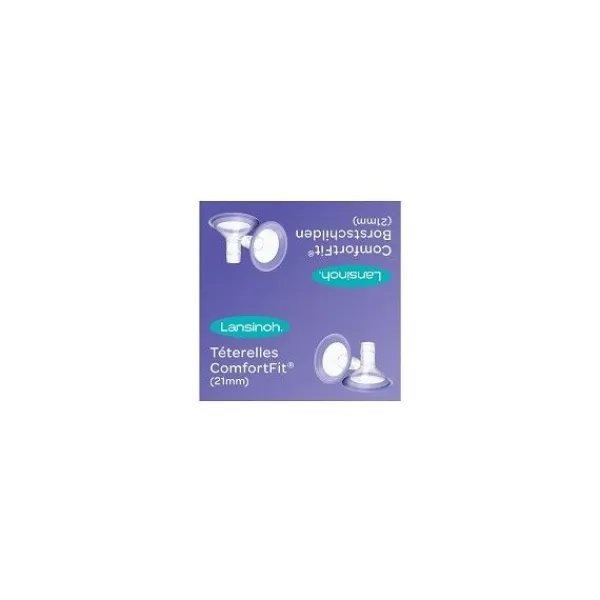 Lansinoh Borstschilden Comfort Fit 21mm 2st.> Borstkolf Accessoires