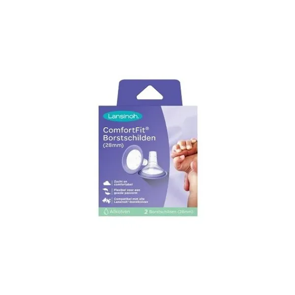 Lansinoh Borstschilden Comfort Fit 21mm 2st.> Borstkolf Accessoires