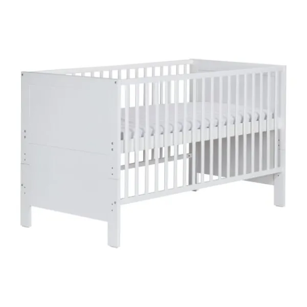 Europe Baby Ledikant 60-120 Sarah II Mat Wit> Complete Babykamers|Ladekasten