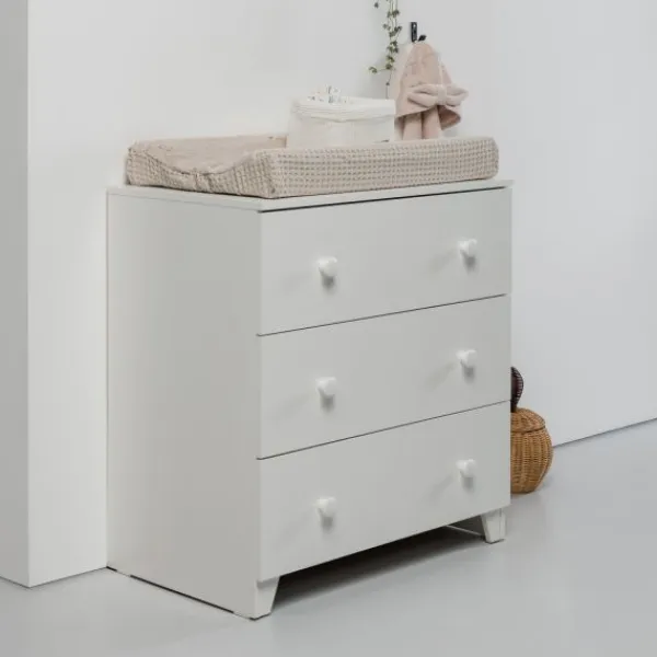Europe Baby Ledikant 60-120 Sarah II Mat Wit> Complete Babykamers|Ladekasten