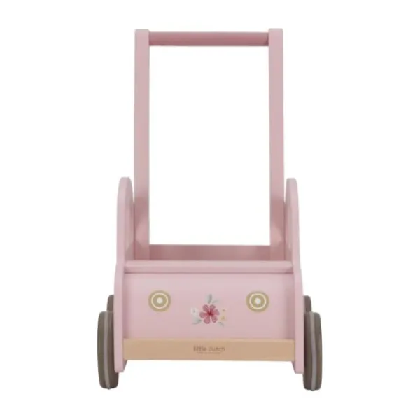Little Dutch Baby Walker Pink FSC> Loopauto's