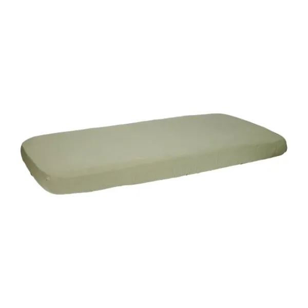 Little Dutch Hoeslaken Hydrofiel Wieg 40 x 80 Olive> Hoeslakens