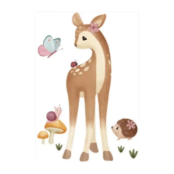 Little Dutch Muurstickers Fairy Garden 55 x 80 cm> Wand Decoratie