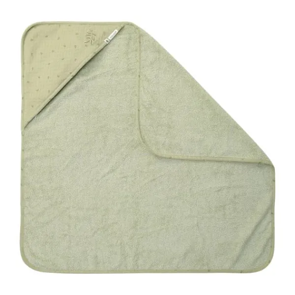 Little Dutch Pure Badcape - 75 x 75 cm - Sage> Badcapes