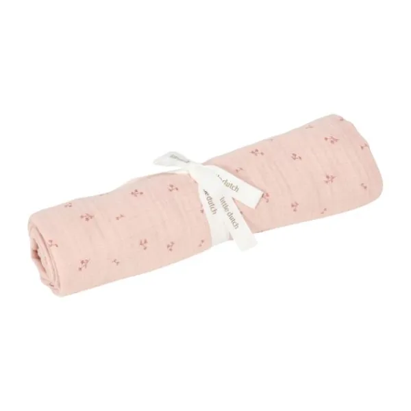 Little Dutch Pure Swaddle Doek XL - Hydrofiel - 120 x 120 cm - Soft Beige> Multidoek