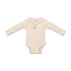 Little Dutch Romper Lange Mouw Little Farm Sand Melee 50> Rompertjes
