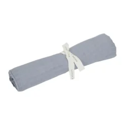 Little Dutch Swaddle Doek Hydrofiel Pure Denim Blue 120 x 120 cm> Multidoek