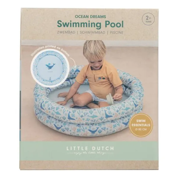 Little Dutch Zwembad Ocean Dreams Blauw 80 cm> Strandspeelgoed