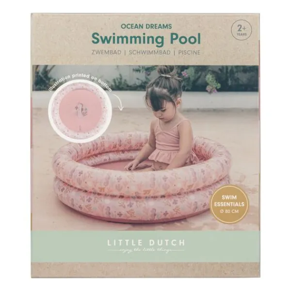 Little Dutch Zwembad Ocean Dreams Blauw 80 cm> Strandspeelgoed