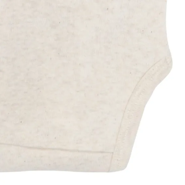 Lodger Melange Romper Lange Mouwen - Maat 50 - Birch> Rompertjes