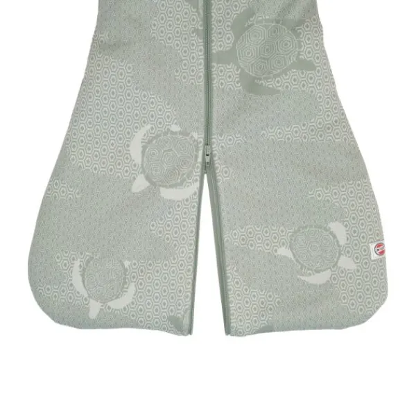 Lodger Slaapzak Hopper Met Afristbare Mouwen - Maat 86/98 - Matcha Blue Fogg> 4-Seizoenen Slaapzakken