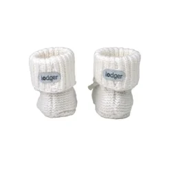 Lodger Slipper Knit Cloud Dancer 0-6mnd 0-6 maanden> Slofjes