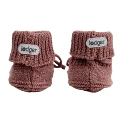 Lodger Slofjes Gebreid Met Kabel - 0-6 mnd - Buffalo><noscript><img width=