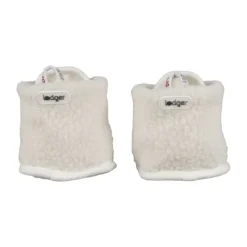 Lodger Slofjes Teddy Fleece Cloud Dancer 0-3M> Slofjes