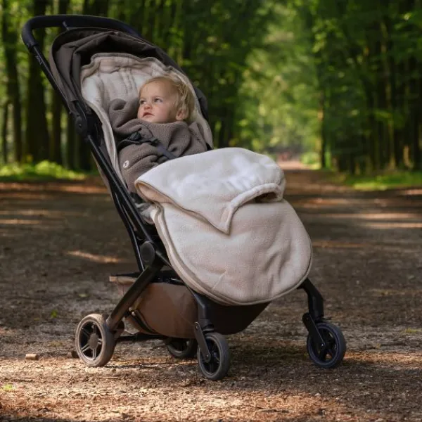Lodger Wikkeldeken Teddy Fleece Birch> Accessoires Buggy's|Voetenzak Voor Buggy's