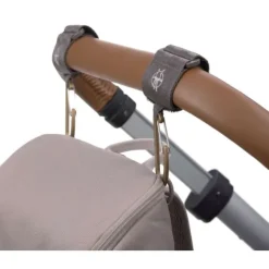 Lässig Stroller Hooks Met Karabijnhaak Antrhraciet 2-Pack> Accessoires Tassen|Accessoires Buggy's