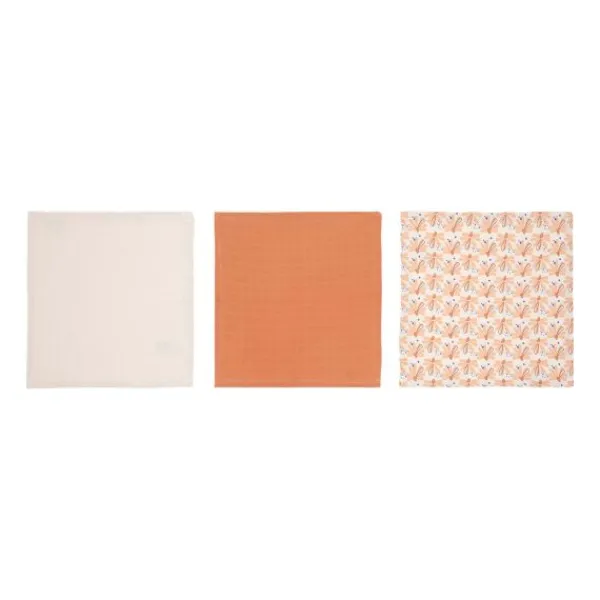 Luma Monddoek Hydrofiel Flowerfever 3-Pack> Monddoekjes / Spuugdoekjes