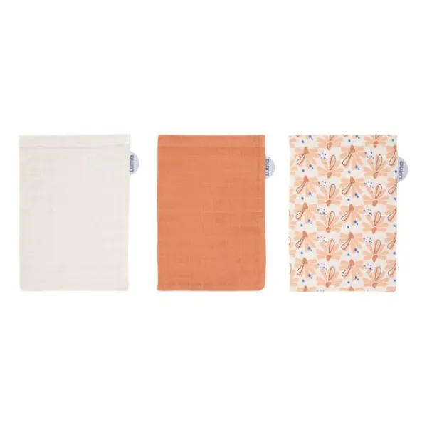 Luma Monddoek Hydrofiel Flowerfever 3-Pack> Monddoekjes / Spuugdoekjes