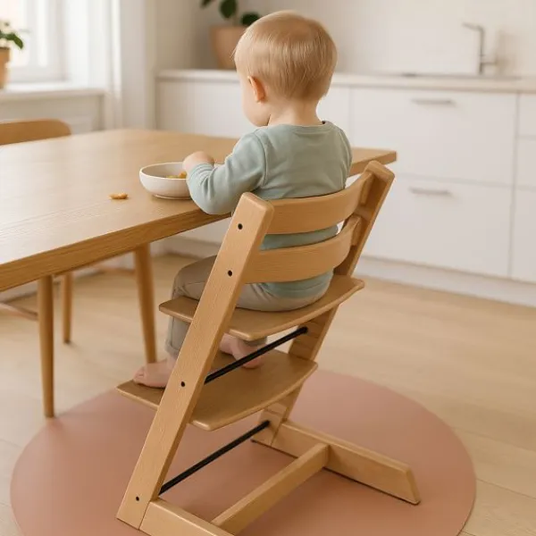 Luvion Knoeimat - Ø 100 cm - Vintage Pink> Accessoires Kinderstoelen