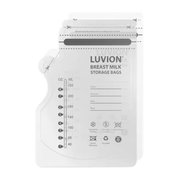 Luvion Moedermelk Bewaarzakjes - 60 Stuks - 250 ml> Melk Bewaarzakjes