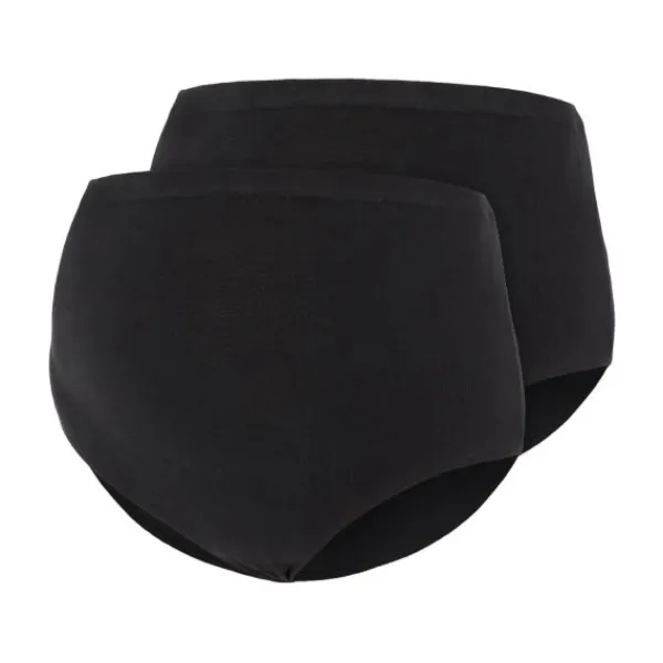 MAMA.LICIOUS Zwangerschapsslip - Heal - 2-Pack - Maat S/M - Zwart> Slips / Shorts