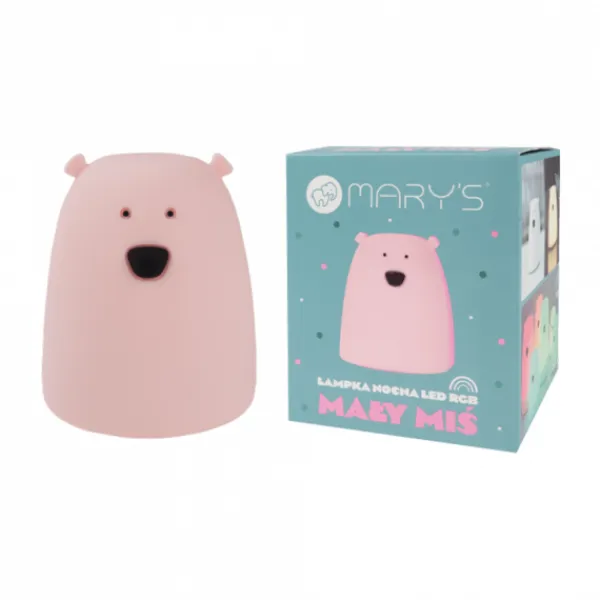 Mary's Led Lamp Bear Large - Pink> Nachtlampen