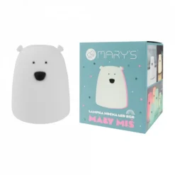 Mary's Led Lamp Bear Small - White> Nachtlampen