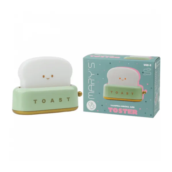 Mary's Led Lamp Toaster - Yellow> Nachtlampen