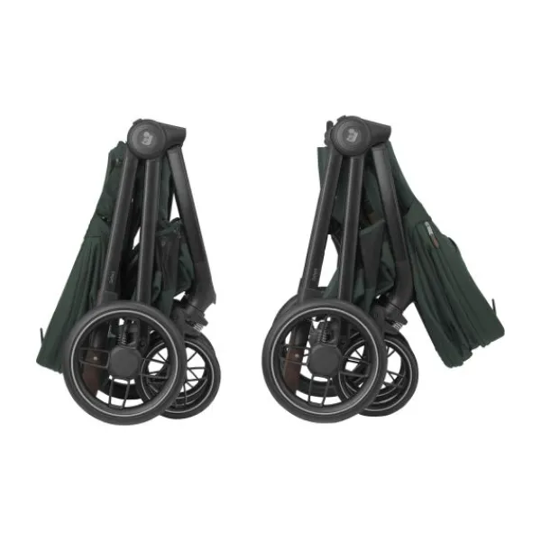 Maxi-Cosi Kinderwagen - Oxford Plus - Twillic Graphite (Dark Frame + Brown Leather)> Wandelwagens|Complete Kinderwagens