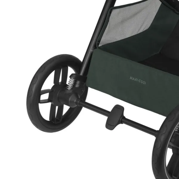 Maxi-Cosi Kinderwagen - Oxford Plus - Twillic Graphite (Dark Frame + Brown Leather)> Wandelwagens|Complete Kinderwagens