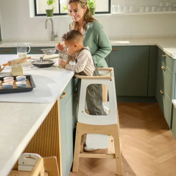 Maxi-Cosi Learning Tower Toucan Natural> Houten Kinderstoelen