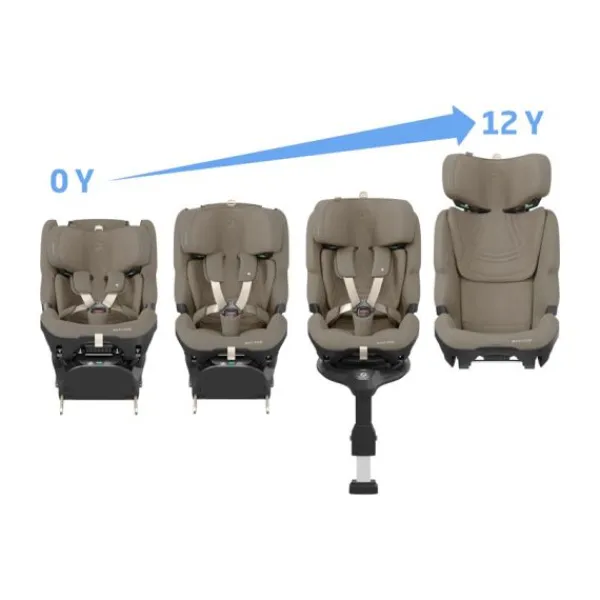 Maxi-Cosi Pearl XL Slide Pro Autostoel - Authentic Truffle> I-Size Autostoelen