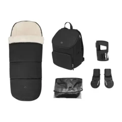 Maxi-Cosi Wandelwagen Oxford Essential Black Dark Frame + Black Leather><noscript><img width=