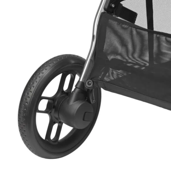 Maxi-Cosi Zelia3 Luxe Twillic Truffle (Black glossy frame & Black Leather)> Wandelwagens|Complete Kinderwagens