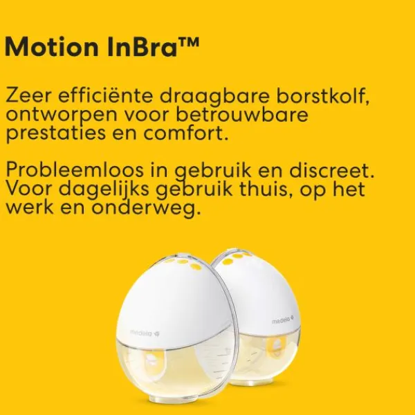 Medela Borstkolf - Motion InBra™ - Enkelzijdig Elektrisch> Borstkolven Handmatig