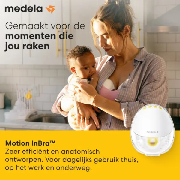 Medela Borstkolf - Motion InBra™ - Enkelzijdig Elektrisch> Borstkolven Handmatig