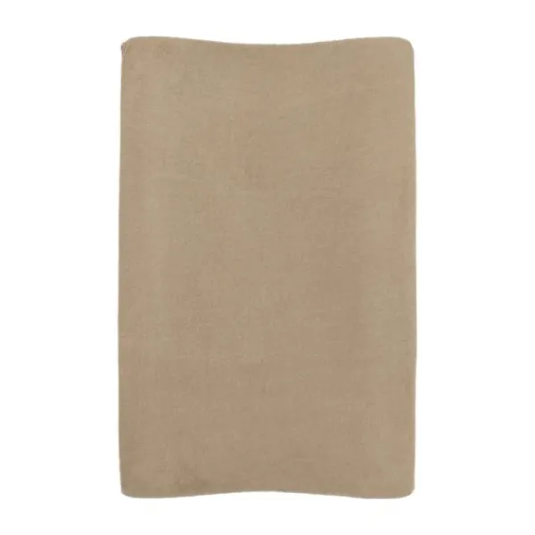 Meyco Baby Aankleedkussenhoes Badstof Uni Sand 50 x 70 cm 2-Pack> Waskussenhoezen