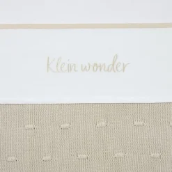 Meyco Baby Klein Wonder Wieglaken - 75 x 100 cm - Soft Sand> Wieglakens