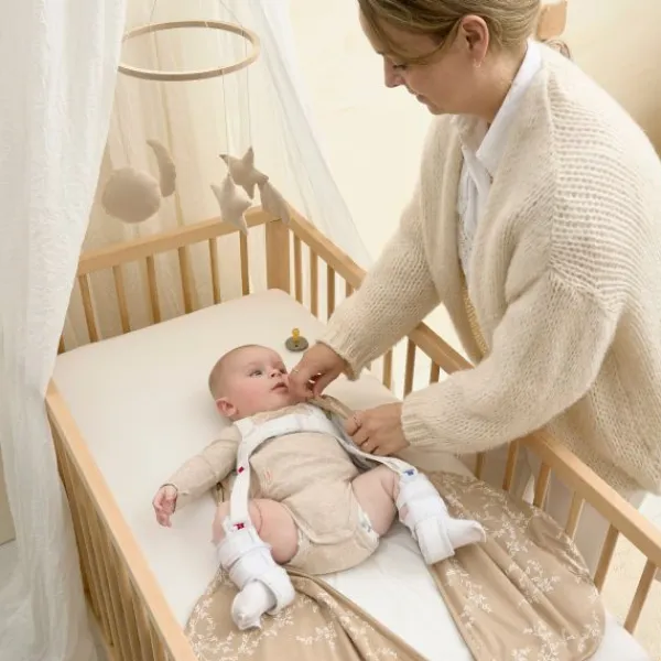 Meyco Baby Slaapzak Heupdysplasie Branches Sand 70 cm> 4-Seizoenen Slaapzakken